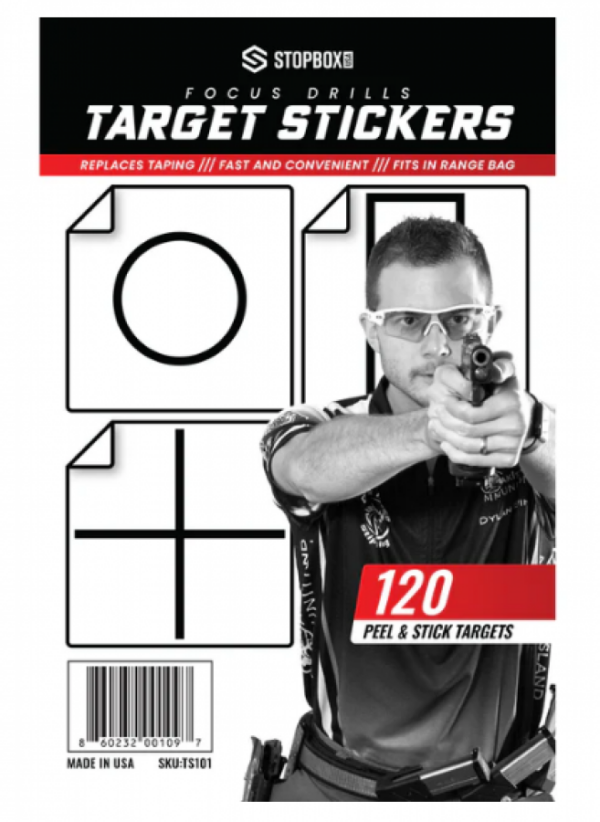 StopBox USA - Target Stickers 120 Peel & Stick Targets - TS101