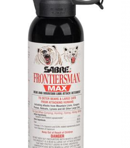 SABRE FRONTIERSMAN MAX - BEAR & MOUNTAIN LION SPRAY 7.9OZ - FBADX03