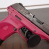RUGER LC9 9MM PISTOL BLACK SLIDE PLUM FRAME 1 MAG, NO BOX