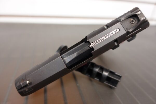 RUGER LC9 9MM PISTOL BLACK SLIDE PLUM FRAME 1 MAG, NO BOX