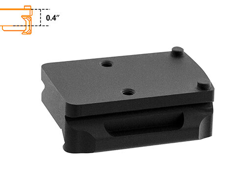 3619__22111.jpg UTG Low Profile Super Slim Picatinny RMR Mount, Matte Black