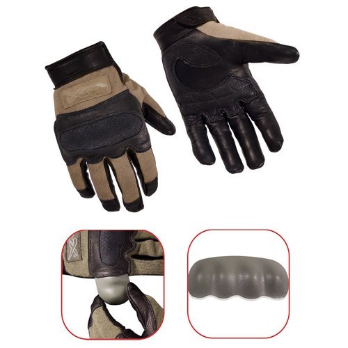 3817__23998.jpg Wiley X Gloves Hybrid Removable Knuckle Coyote 2XL G2412X Model: G241-2X