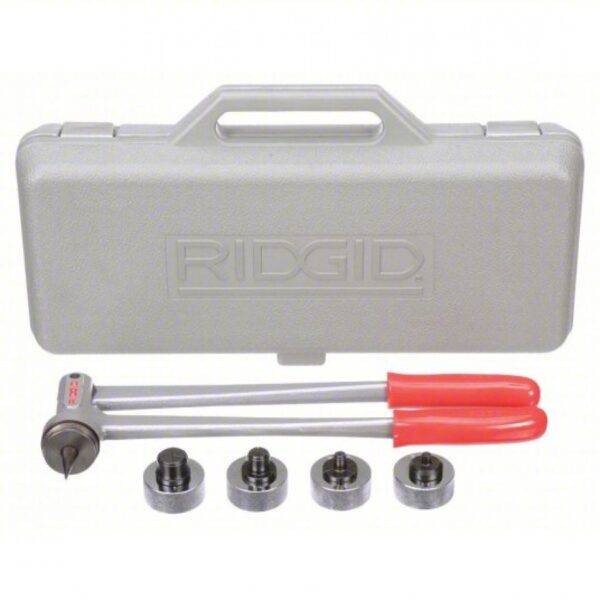 RIDGID Tube Expander Kit: For 3/8 in_1/2 in_3/4 in_1 in Tube Size, Aluminum/Copper/Steel, with Case