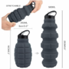 5__77091.png CampCo Caliber Gourmet SILICONE COLLAPSABLE TRAVEL WATER BOTTLE 580ML Reusable Silicone Foldable Water Bottle