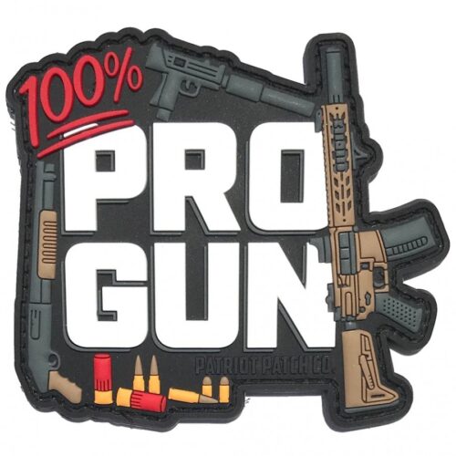 671072996463__48584.jpg Patriot Patch Company - 100% ProGun - Patch 3"x3"