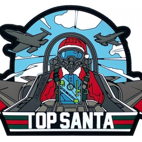 671072996784__10357.jpg Patriot Patch Company -Top Santa - Patch 4.25"x 2.75"
