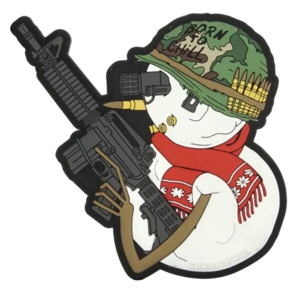 671072996791__83161.jpg Patriot Patch Company - Born to Chill - Patch 4" x 3.75"