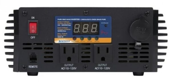 787769112402__57145.jpg Sunforce Pure-Sine Inverter — 1000 Watt, Digital Display, Includes Remote Control, Model# 11240 New in Box