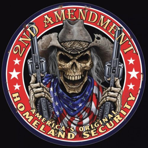 7890__36015.jpg Desperate Signs - 2nd Amendment - America's Original Homeland Security Tin Sign (2449)
