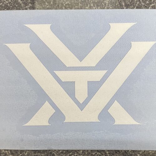 7902__83084.jpg VORTEX DECAL - SMALL 2" x 2" WHITE