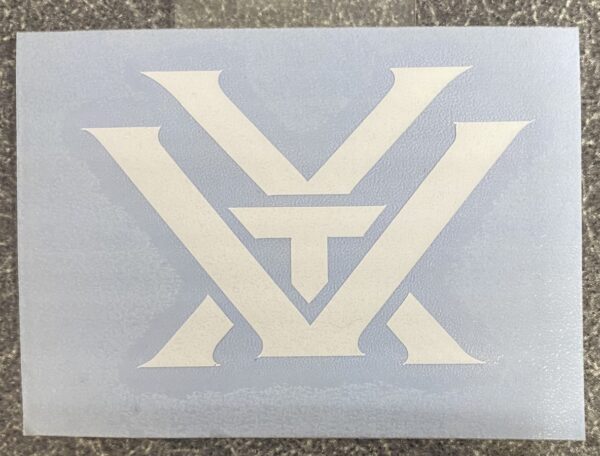 7902__83084.jpg VORTEX DECAL - SMALL 2" x 2" WHITE