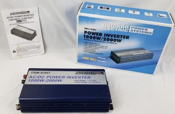 7970__15967.jpg Chicago Electric Power Inverter 1000W / 2000W 97047 New in Box