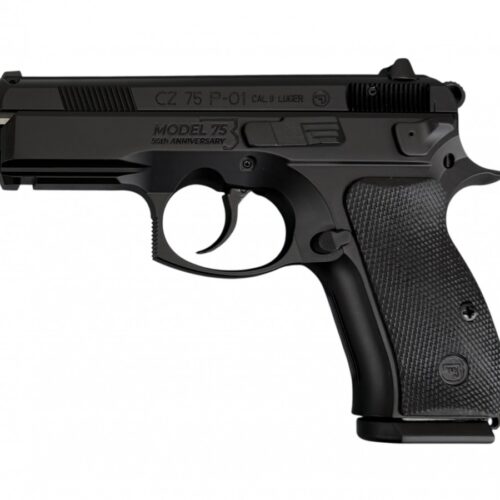 91297-cz-75-p01__60090.jpg CZ-USA 75 P-01 50th Anniversary Elite 9mm 15rd FS Alum Frame, FS, Decocker 91297