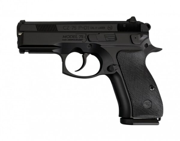 91297-cz-75-p01__60090.jpg CZ-USA 75 P-01 50th Anniversary Elite 9mm 15rd FS Alum Frame, FS, Decocker 91297