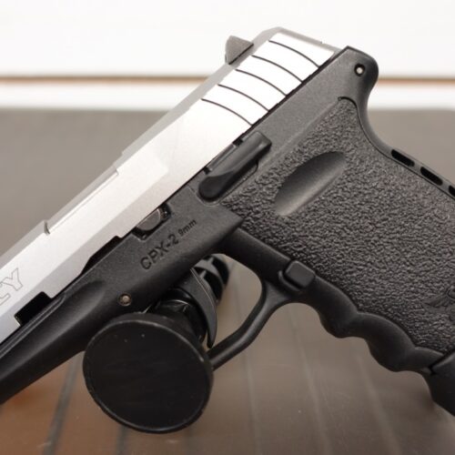 916937__16610.jpg SCCY CPX2-CB 9 mm Silver/Black 3.1" No Manual Safety, 1 Mag - CPX2CB - Pre-Owned