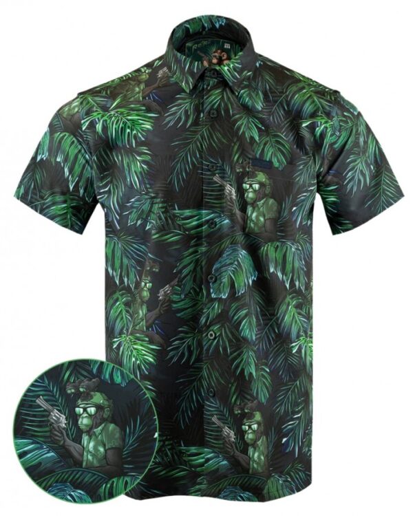 RETRO RIFLE CHILL CHIMP BUTTON DOWN