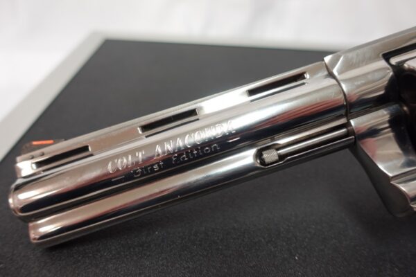 dsc03094__66547.jpg 1990 COLT ANACONDA REVOLVER 1ST EDITION 44 MAG W/CASE #370 OF 1000; NIB