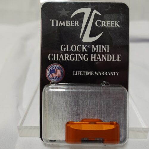 dsc03409__52347.jpg TIMBER CREEK GLOCK AMBIDEXTROUS CHARGING HANDLE Mini ORANGE
