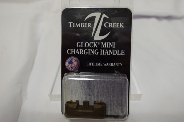 dsc03432__68350.jpg TIMBER CREEK GLOCK AMBIDEXTROUS CHARGING HANDLE Mini BURNT BRONZ