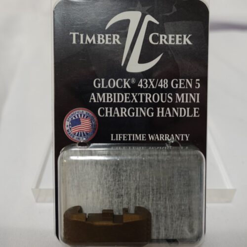 GLOCK AMBIDEXTROUS CHARGING HANDLE  BURNT BRONZE (Gen4 and Gen5 43X, 48, etc)