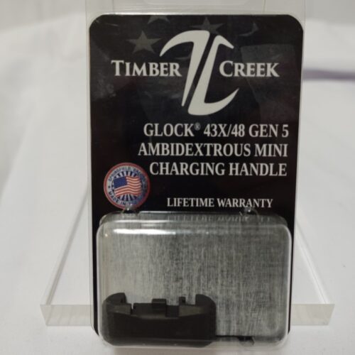 GLOCK AMBIDEXTROUS CHARGING HANDLE  TUNGSTEN (Gen4 and Gen5 43X, 48, etc)