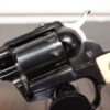 dsc04695__23103.jpg HIGH STANDARD .22 REVOLVER DOUBLE NINE 5.5" BARREL WITH LEATHER SHEEPSKIN CASE - 1397392