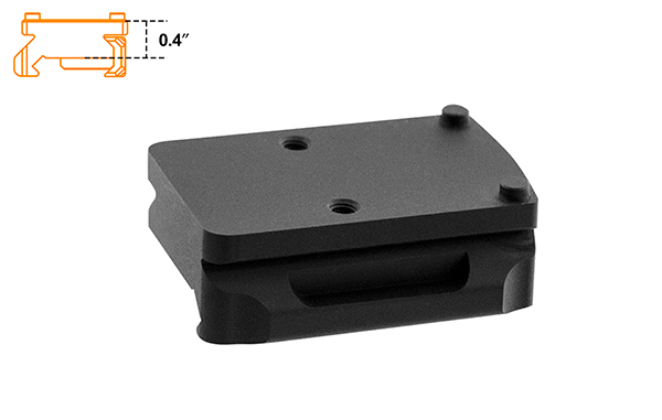 https-images.barcodelookup.com-9492-94926512-1__29971.jpg UTG Low Profile Super Slim Picatinny RMR Mount, Matte Black