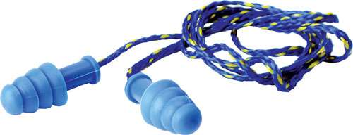 https-images.coreware.com-images-products-102365-14194172__63966.jpg Walkers Corded Foam Ear Plugs 27 dB Blue Ear Buds w/Blue & Yellow Cord - GWPTPRCORDBL