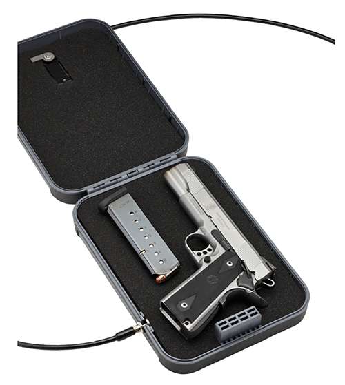 SnapSafe TrekLite Lock Box  Mechanical Combination XL Black Gray Polycarbonate - 75241