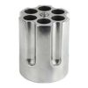 https-images.coreware.com-images-products-1096377-14324575__96980.jpg CampCo Caliber Gourmet Gun Cylinder Pen Holder Silver Aluminum - CBG-1007