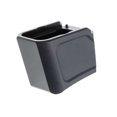 https-images.coreware.com-images-products-1104636-14327214__54338.jpg Tyrant CNC Magazine Extension Fits Glock 19/23 Gen 4/5 Black Aerospace Grade Aluminum TDG19MAGEXBLK
