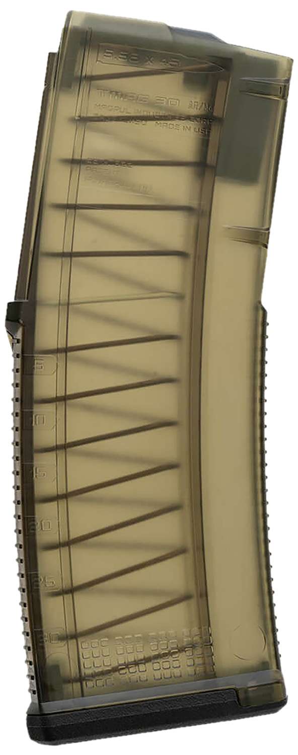 https-images.coreware.com-images-products-1125395-14338075__70315.jpg Magpul Industries TMAG 20 AR/M4 Gen M3 Translucent OD Green 5.56 20-Rounds -MAG1485-ODT