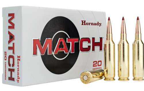 Hornady Match 25 Creedmoor Ammo 134 Grain ELD Match Polymer Tip Box of 20 - 81421
