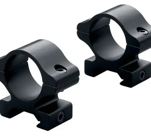 Leupold Rifleman Rings Leupold Cross Slot Base 1" Low Black Matte - 56524