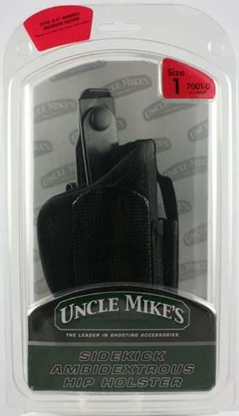 https-images.coreware.com-images-products-14384-14253249__17083.jpg Uncle Mikes Sidekick Ambidextrous Hip Holster Size1 3"/4" Barrel 7001-0