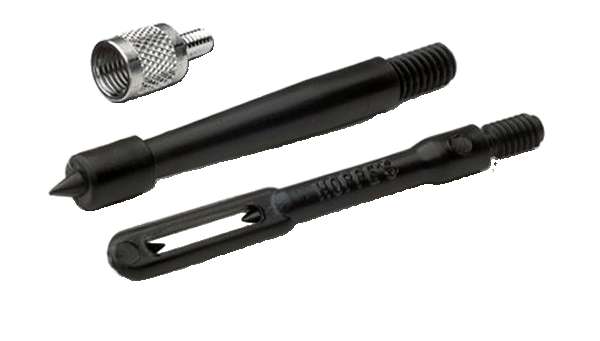https-images.coreware.com-images-products-146371-14251979__99171.jpg Hoppe's Rifle to Shotgun Thread Adapter Converts 8x32 Female to 5/16x27 Female Thread - 1401