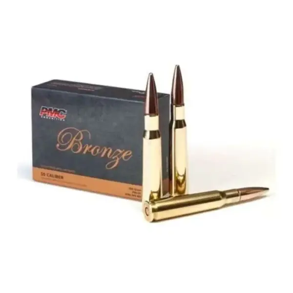 https-images.coreware.com-images-products-15189-14264647__70655.webp PMC Bronze 50 BMG Ammo 660 Grain Full Metal Jacket Boat Tail - 50A