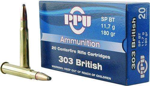 https-images.coreware.com-images-products-18217-14207521__70963.jpg PPU PP303S2 Standard Rifle 303 British 180 gr Soft Point (SP) 20 Bx/ 10 Cs