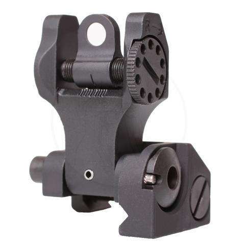 https-images.coreware.com-images-products-19191-14207670__18853.jpg Troy Industries - BattleSight Rear Sight AR-15 Black Hardcoat Anodized Folding Aluminum/Steel
