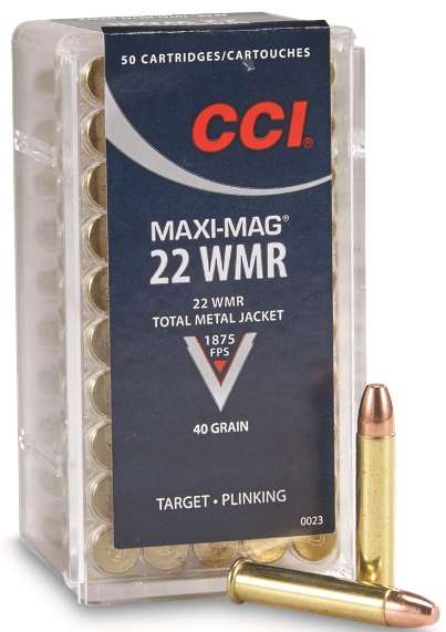 https-images.coreware.com-images-products-19900-14250269__26489.jpg CCI MAXI-MAG 22WMR 40Grain Total Metal Jacket 0023