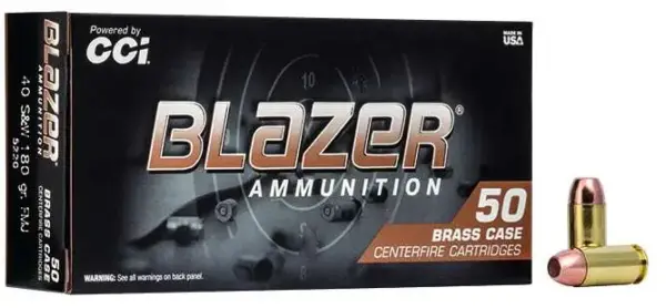 https-images.coreware.com-images-products-19965-14250320__34531.webp CCI Blazer Brass 40 S&W 180 gr Full Metal Jacket (FMJ) 50 Bx - 5220
