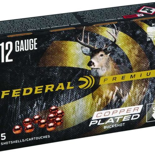 https-images.coreware.com-images-products-20940-14250805__04865.jpg Federal Ammunition Buckshot 12 Gauge 3" 10 Pellets 000 Buck Shot 5Rounds P158000