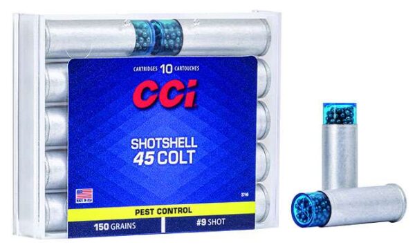 https-images.coreware.com-images-products-24327-14250290__35522.jpg CCI Ammunition 45 Colt (LC) Shotshell #9 Shot 10 Bx - 3746
