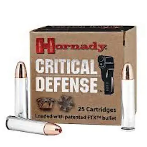 https-images.coreware.com-images-products-25774-14249025__88005.webp Hornady Critical Defense 30 Carbine Ammo 110 Grain Hornady FTX Polymer Tip Box of 25 - 81030