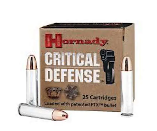 https-images.coreware.com-images-products-25774-14249025__88005.webp Hornady Critical Defense 30 Carbine Ammo 110 Grain Hornady FTX Polymer Tip Box of 25 - 81030