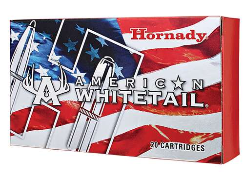 https-images.coreware.com-images-products-260154-14252222__00500.jpg Hornady American Whitetail 350 Legend Ammo 170 Grain Hornady Interlock Jacketed Soft Point Box of 20 - 81196