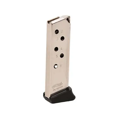 https-images.coreware.com-images-products-28122-14256364__53430.webp Walther Arms PPK .380 ACP Nickel Steel Magazine- 2246010