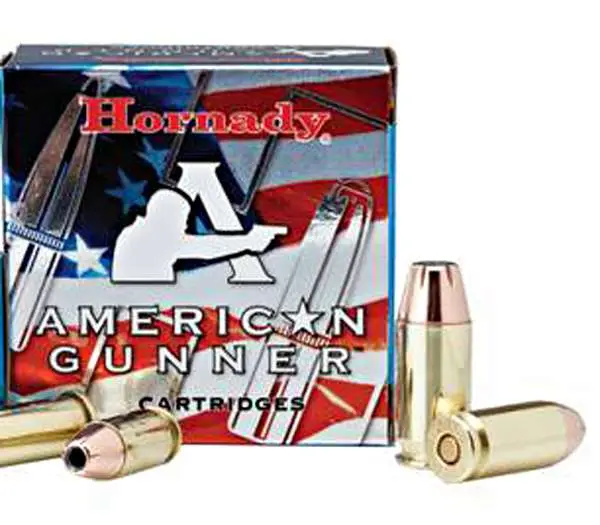 https-images.coreware.com-images-products-29142-14252290__87197.webp Hornady American Gunner 9mm Luger Ammo 115 Grain Hornady XTP Jacketed Hollow Point