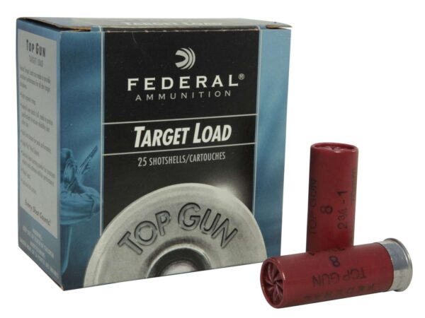 https-images.coreware.com-images-products-294741-14257317__18739.jpg Federal Ammunition Top Gun 12 Gauge 2.75" 1 oz 8 Shot 25 Bx - TG1218