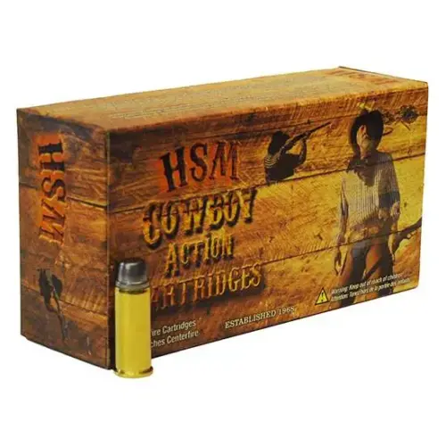 https-images.coreware.com-images-products-30828-14234069__36466.webp HSM Cowboy Action 45 Colt (Long Colt) Ammo 200 Grain Flat Nose Box of 50 -45C2N